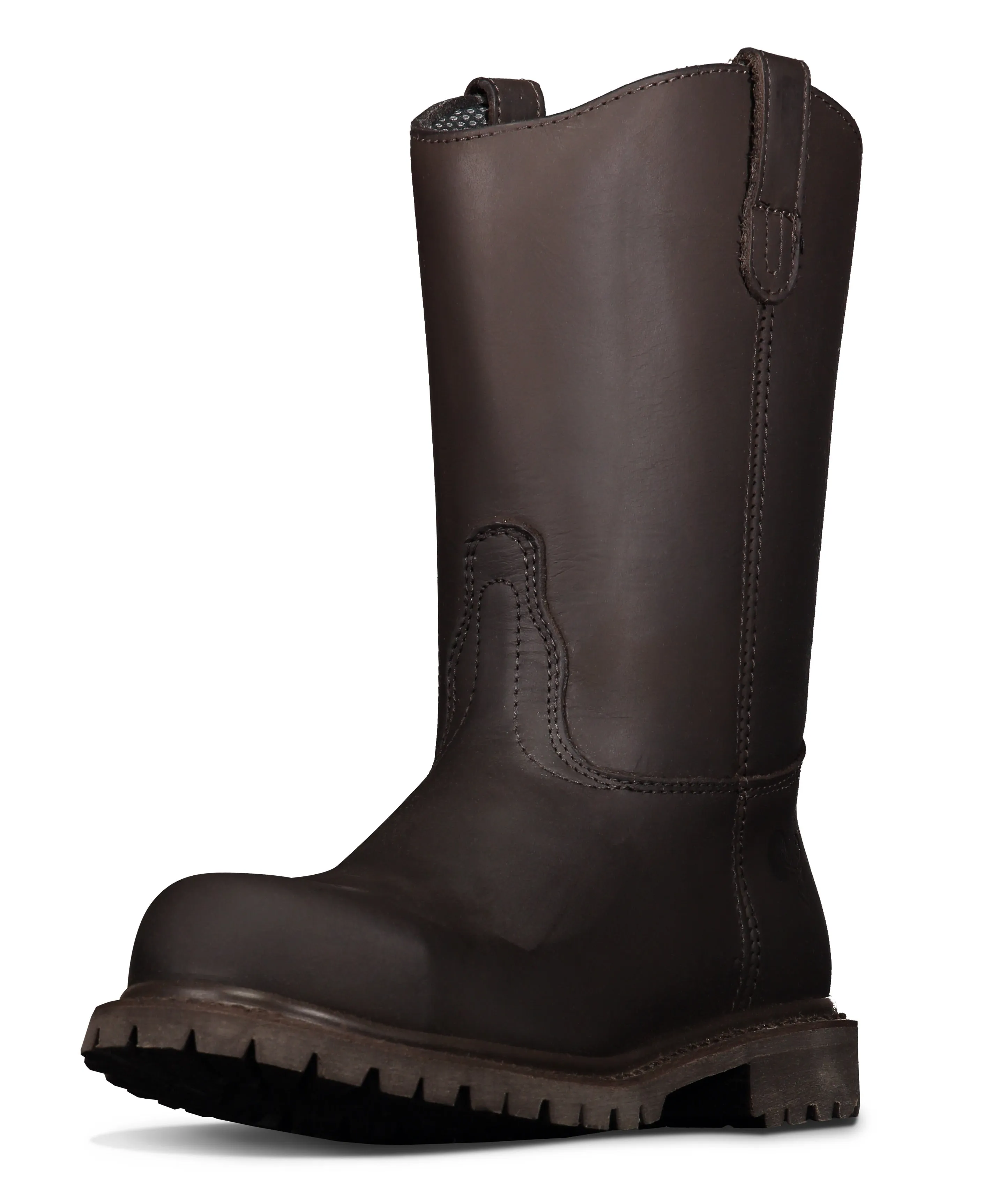 10" Wellington Steel Toe Work Boots for Men and Electrical Hazard and Oil and Slip Resistant