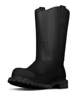 10" Wellington Steel Toe Work Boots for Men and Electrical Hazard and Oil and Slip Resistant