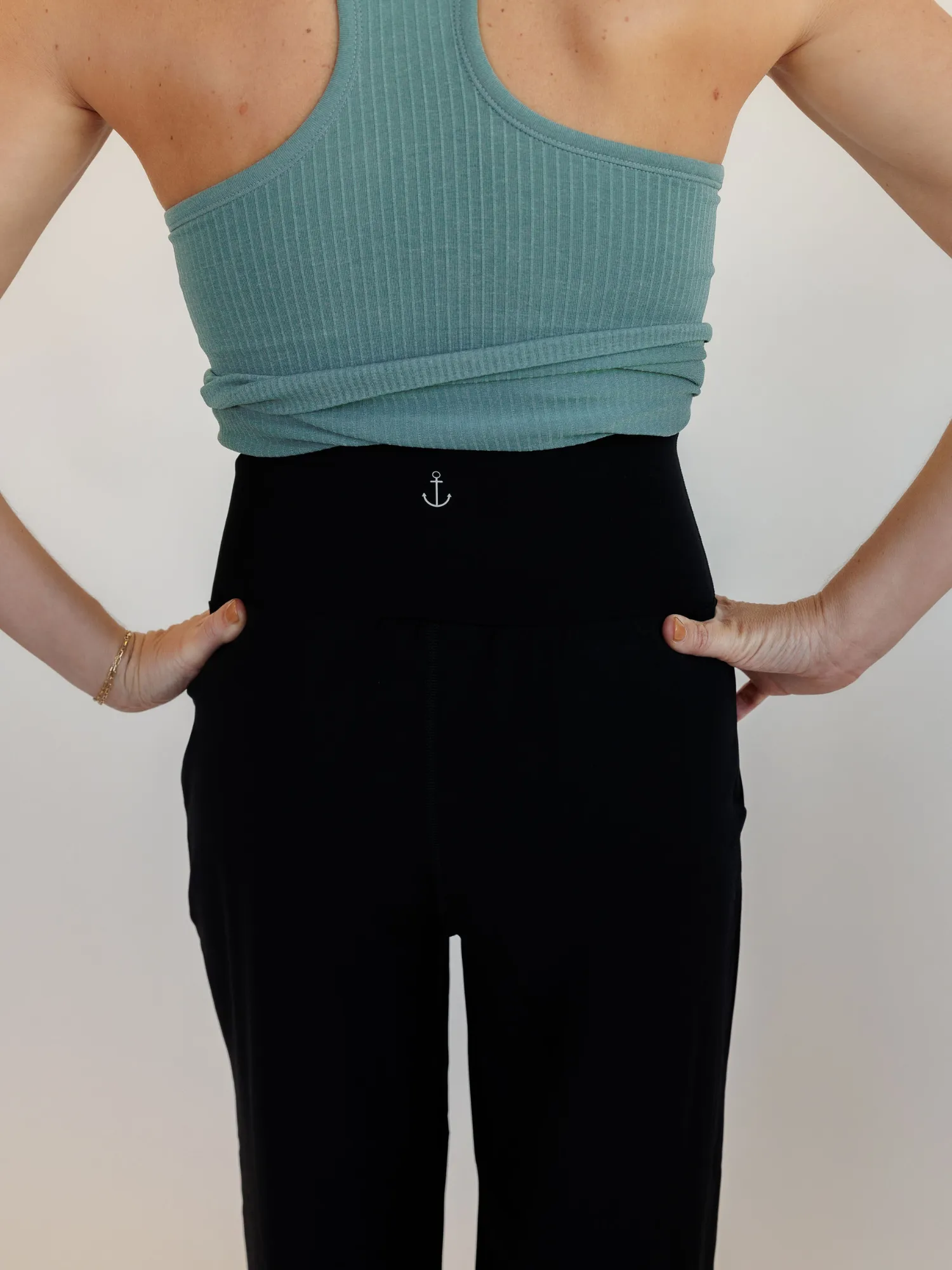 Black "Brittany" Flow Lightweight Wide Leg Pants