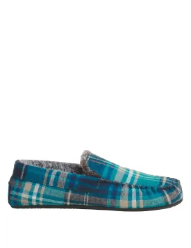 Checked Moccasin Slippers with Freshfeet™