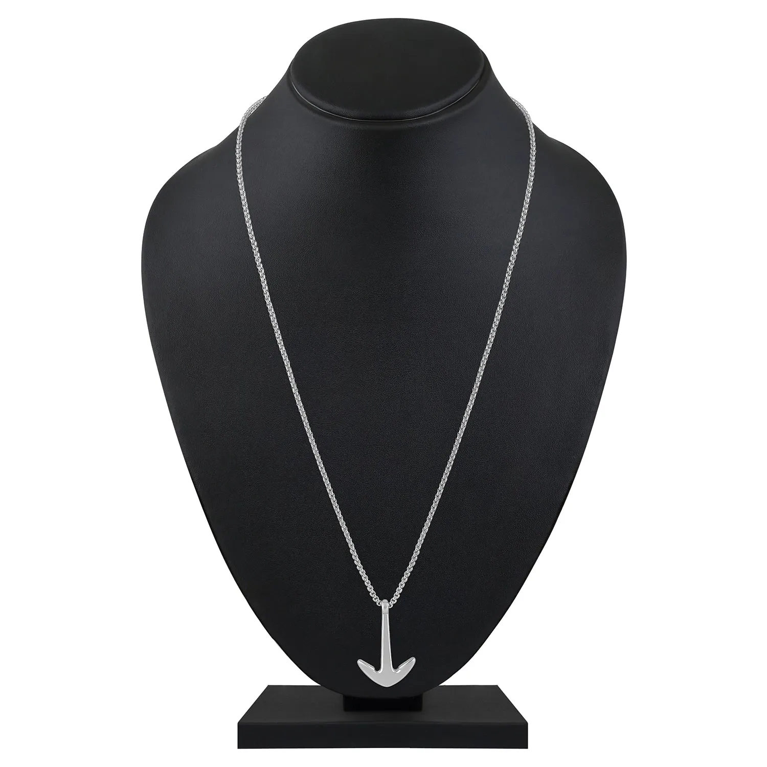 Combo of Black Gun Metal Plated Unisex Ship Anchor Necklace Chain Pendant