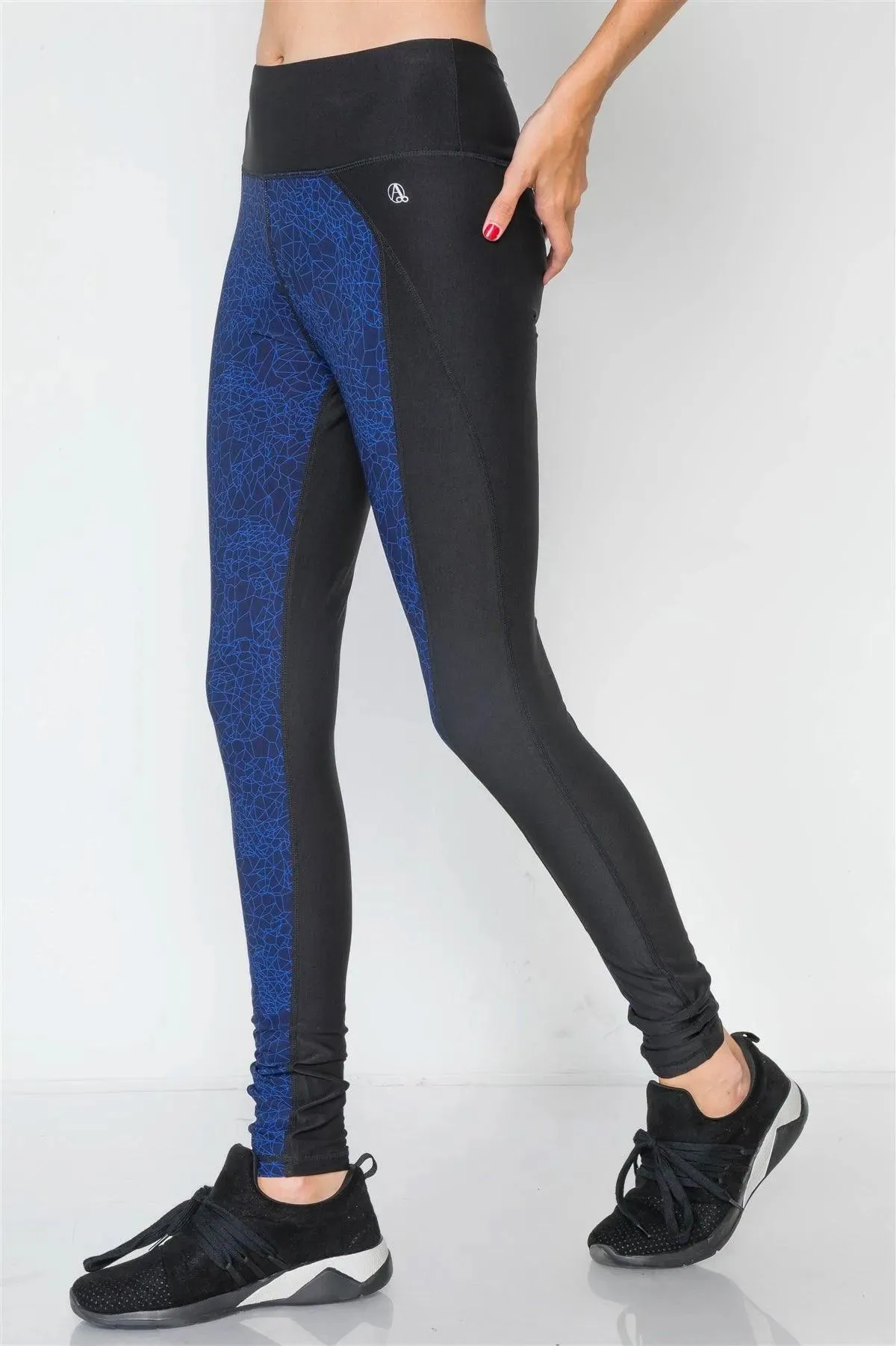 Dazzling Blue Sporty Active Legging /1-2-2-1