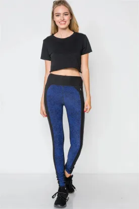 Dazzling Blue Sporty Active Legging /1-2-2-1