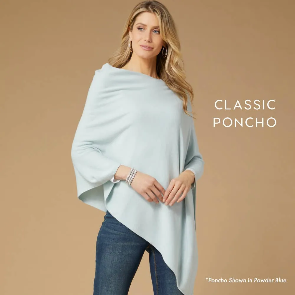 Elowen Lightweight Poncho - White