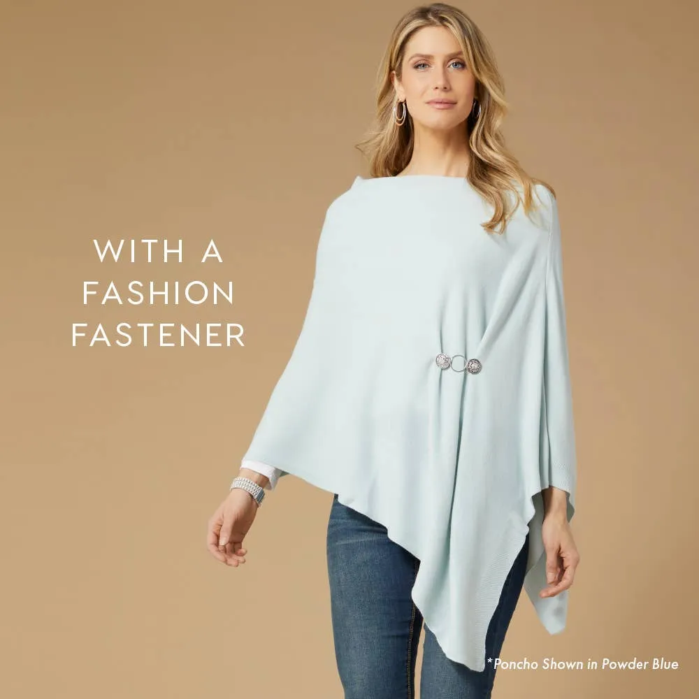 Elowen Lightweight Poncho - White