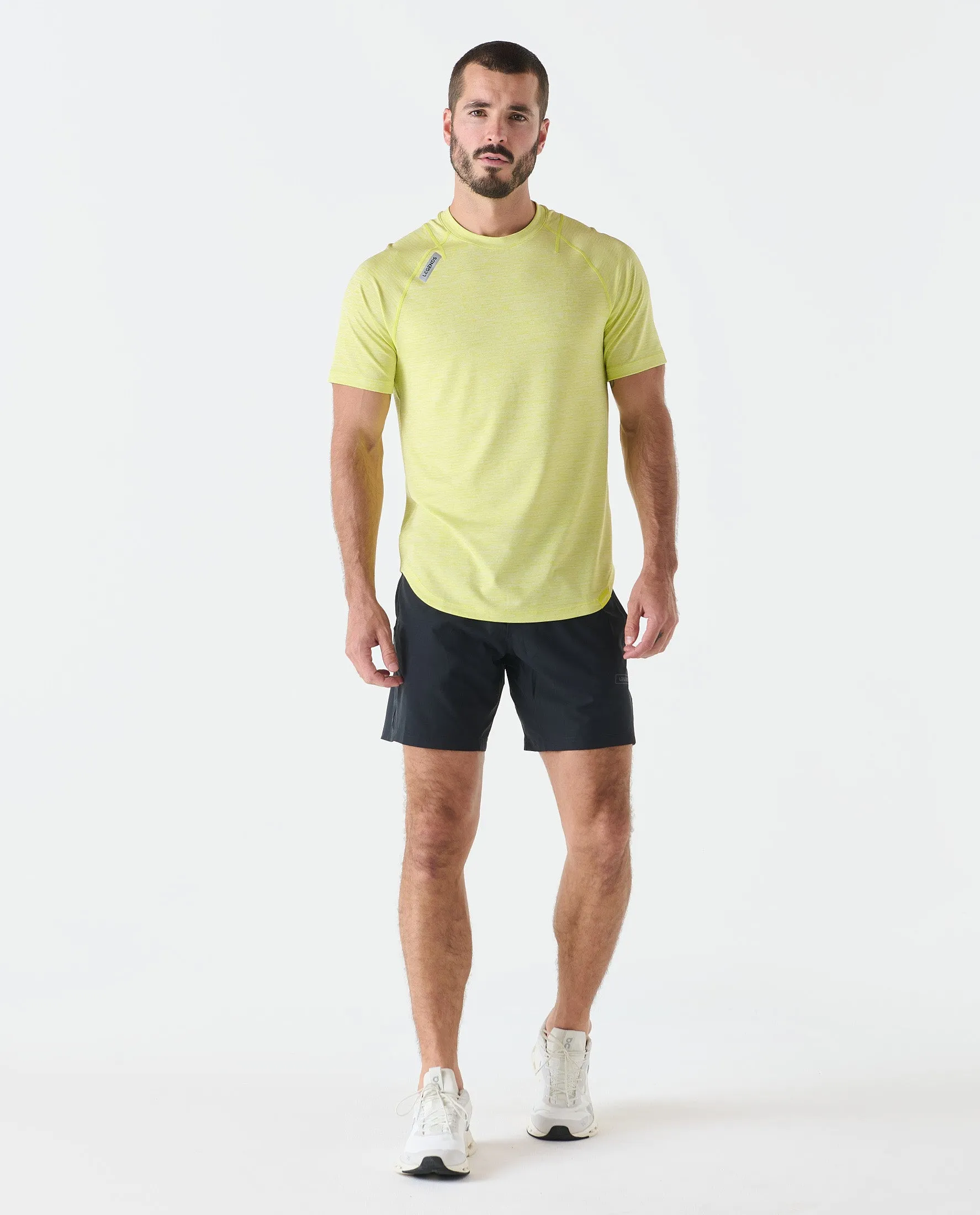 Enzo Tee Arctic Lime Heather