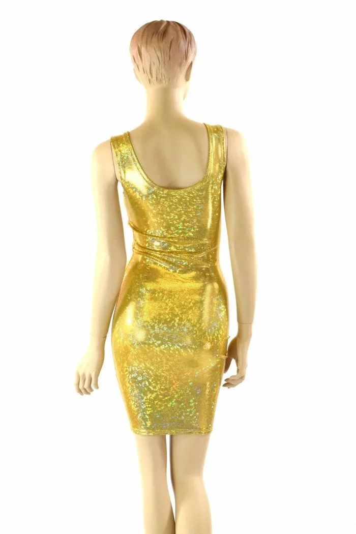 Gold Kaleidoscope Tank Dress