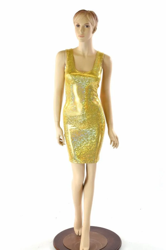 Gold Kaleidoscope Tank Dress