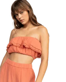 Golden Tropic Solid Top in Apricot Brandy