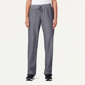 Jaanuu Women's Xenos Essential Knit-Waist Scrub Pant - Heather Gray