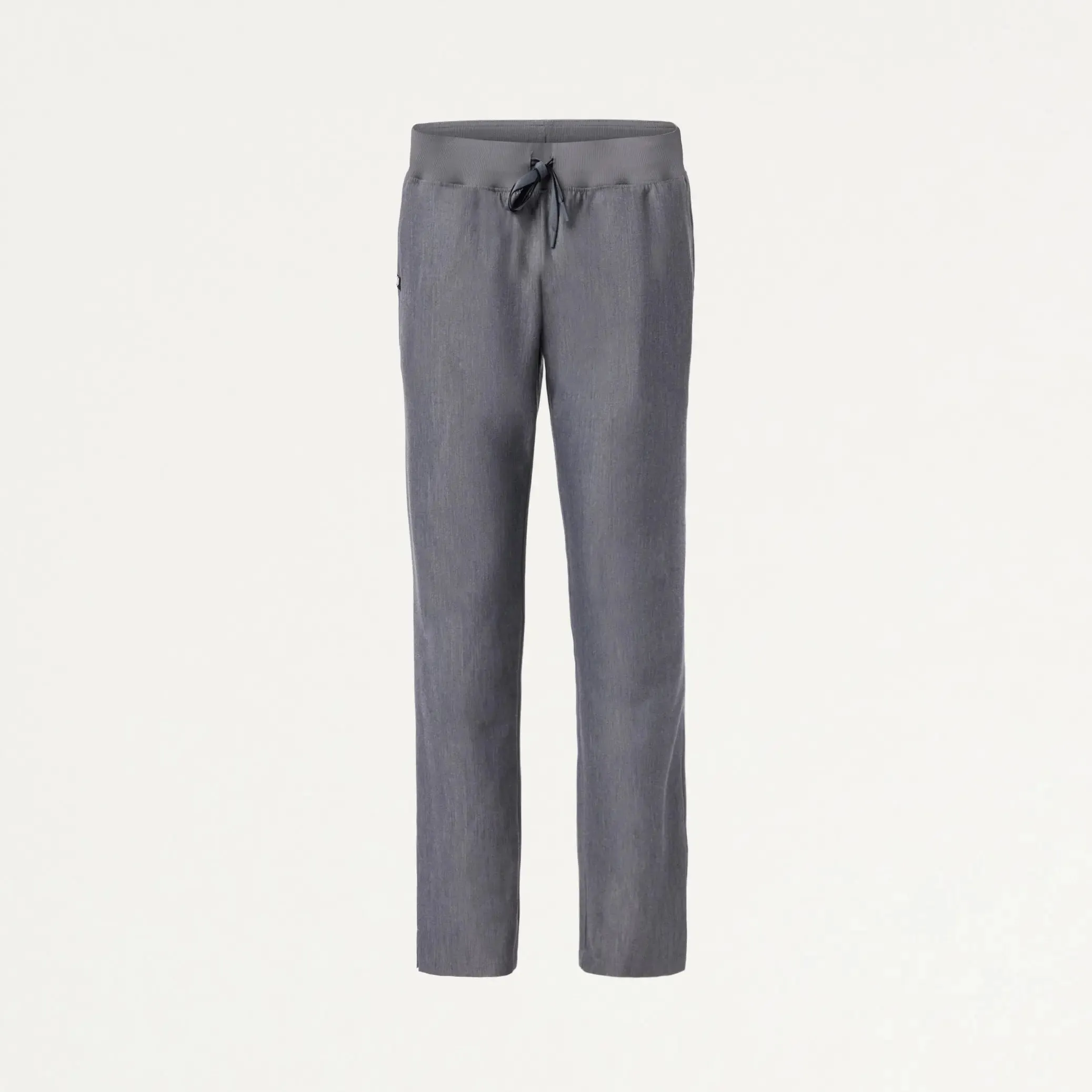 Jaanuu Women's Xenos Essential Knit-Waist Scrub Pant - Heather Gray