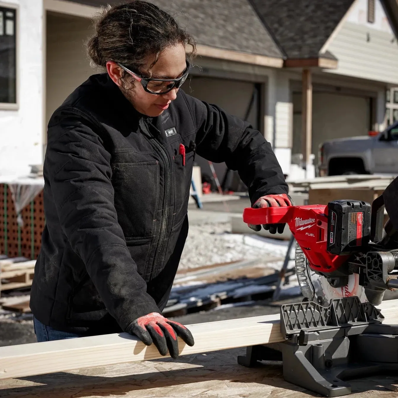 Jacket - Milwaukee M12™ Women's Heated AXIS™ Jacket, Black (Kit with Battery & Charger), 234B-21