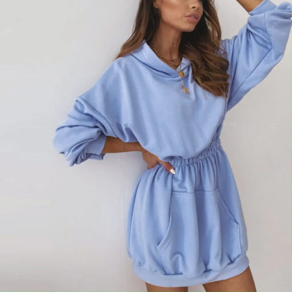 Jasmine Pocket Hoodie Dress