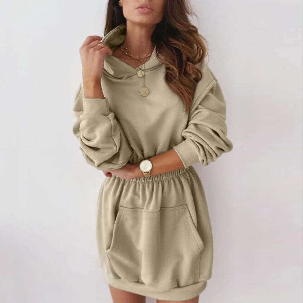 Jasmine Pocket Hoodie Dress
