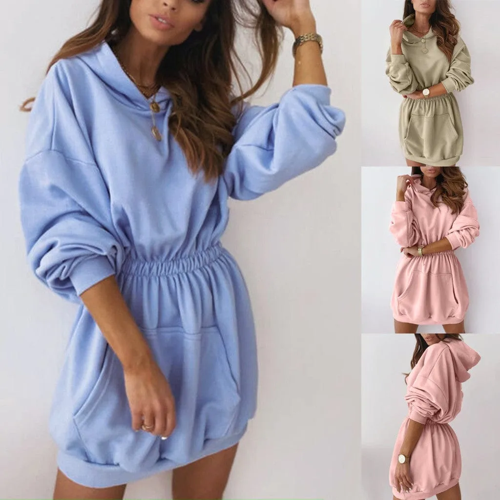 Jasmine Pocket Hoodie Dress