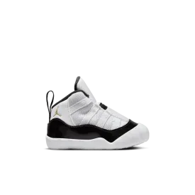 Jordan 11 Crib Bootie 'White/Black/Gold'