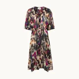 Marant Etoile Maggy Dress - Ochre/Black