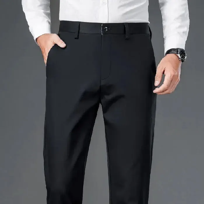 Men's lightweight business casual pants with micro elasticitymen's quick