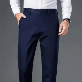 Men's lightweight business casual pants with micro elasticitymen's quick