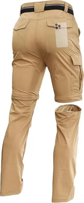 Men's Lightweight Hiking Cargo Work Pants Quick Dry Water Resistant Fishing Travel Climbing Outdoor Stretch Pants