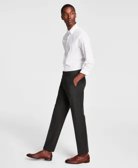 Michael Kors Men's Classic Fit Cotton Stretch Pants Dark Olive Green 36 x 29