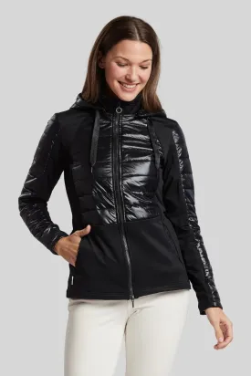 Ohsho Women's Luisa Short Lightweight Puffer Jacket - Black