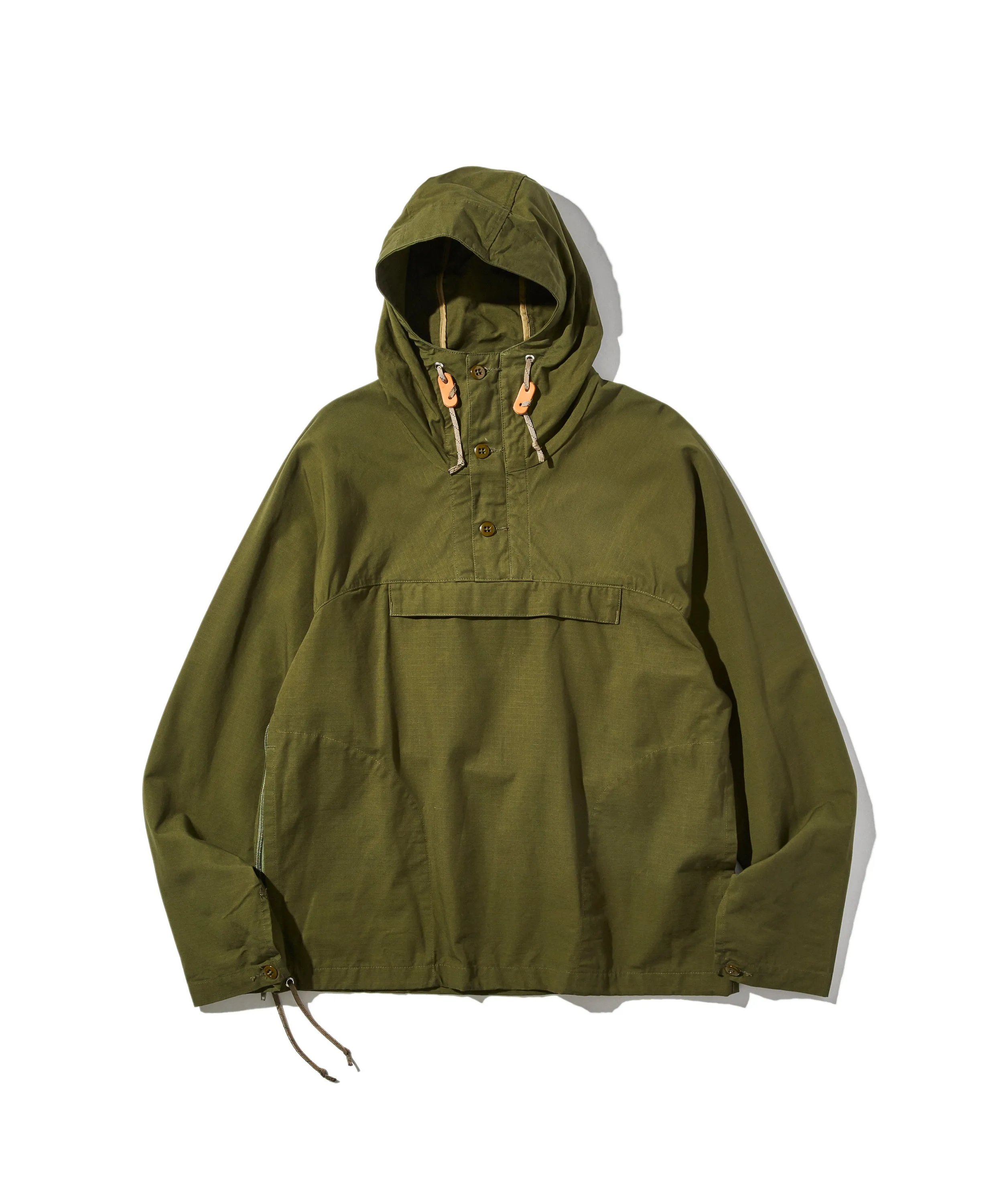 Packable Anorak / Olive Drab Ripstop