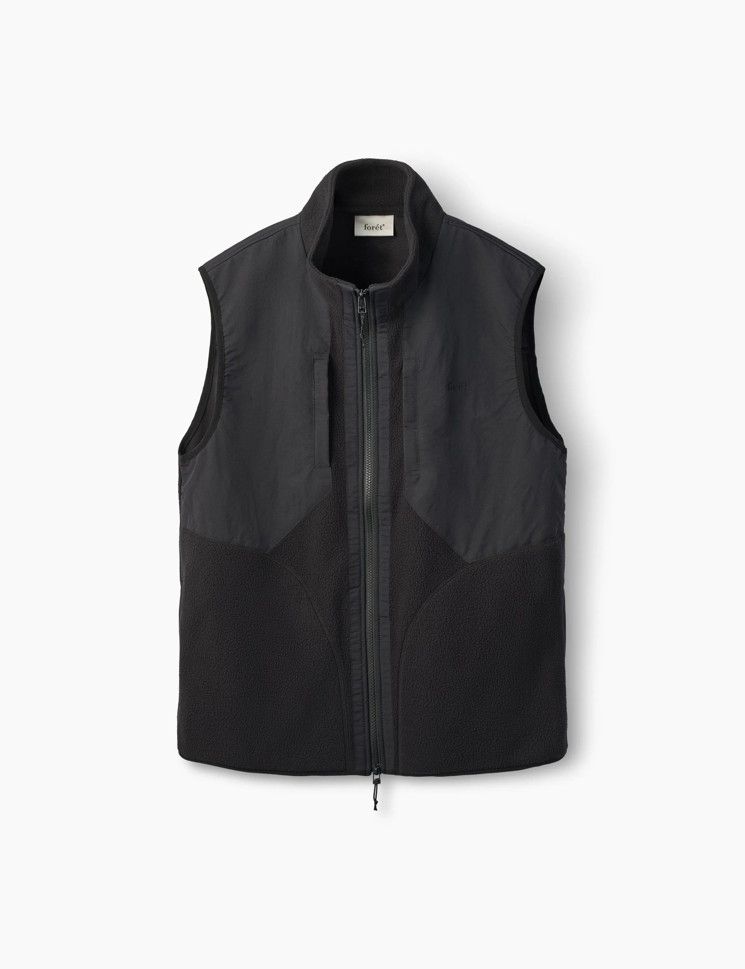PICNIC POLARTEC FLEECE VEST - BLACK