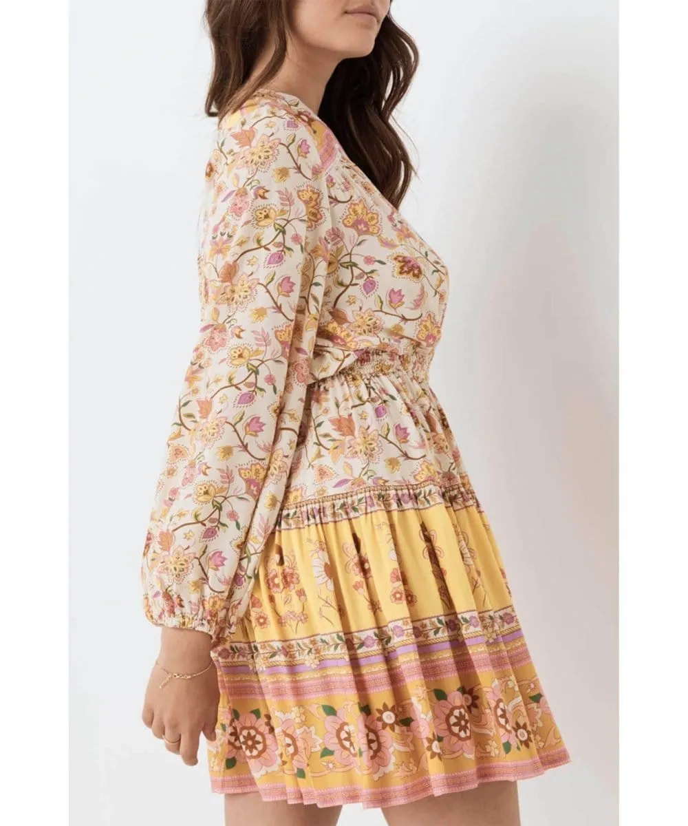Portobello Road Long Sleeve Playdress Honey Dew