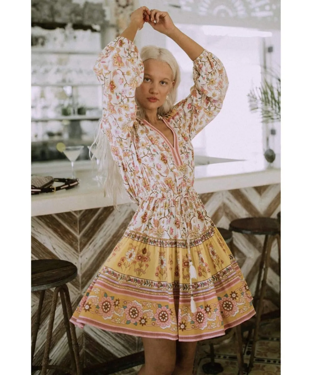 Portobello Road Long Sleeve Playdress Honey Dew