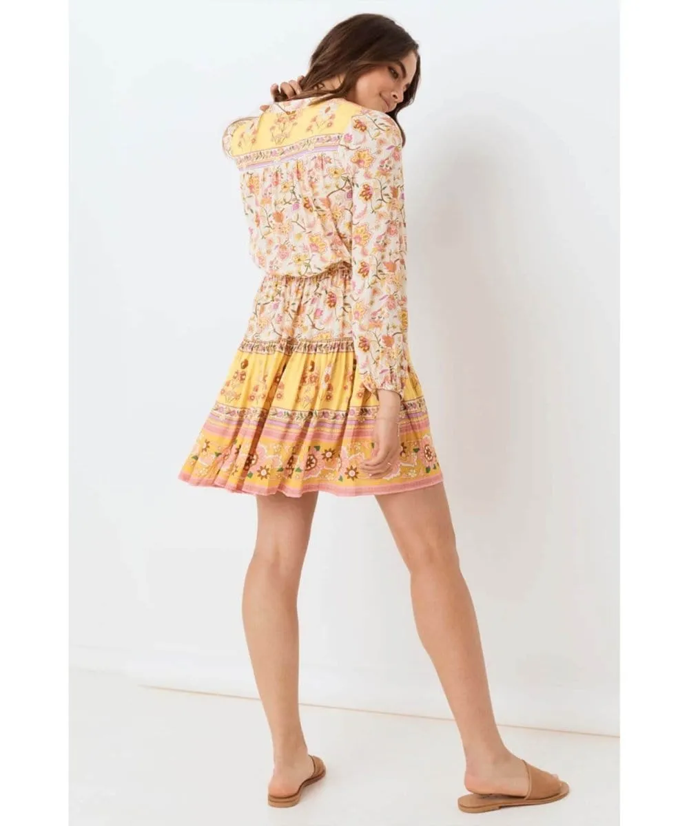 Portobello Road Long Sleeve Playdress Honey Dew
