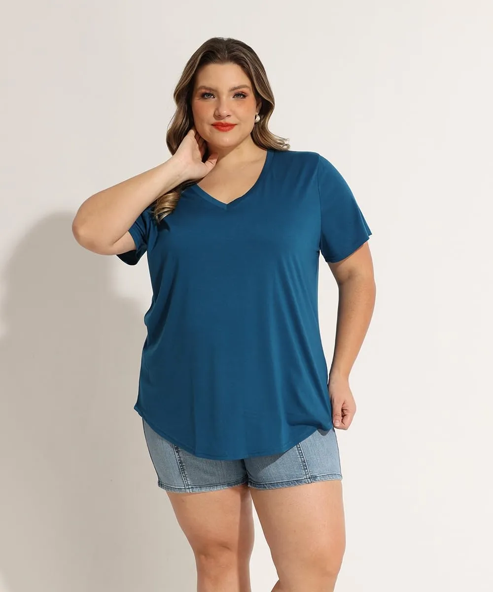 RITERA Women Plus Size Tops Tie Dye V Neck Shirt Floral Camo Summer Short Sleeve Tunic Oversized Ladies Blouse XL-5XL