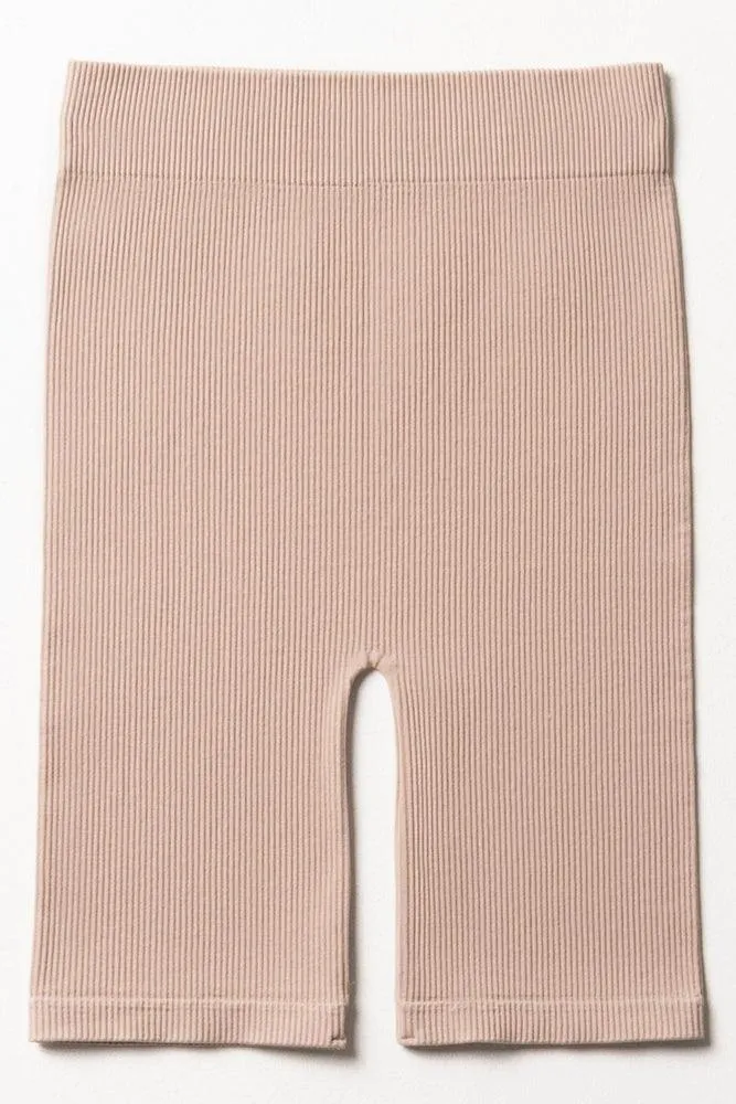 Seamless Cycle Shorts Natural