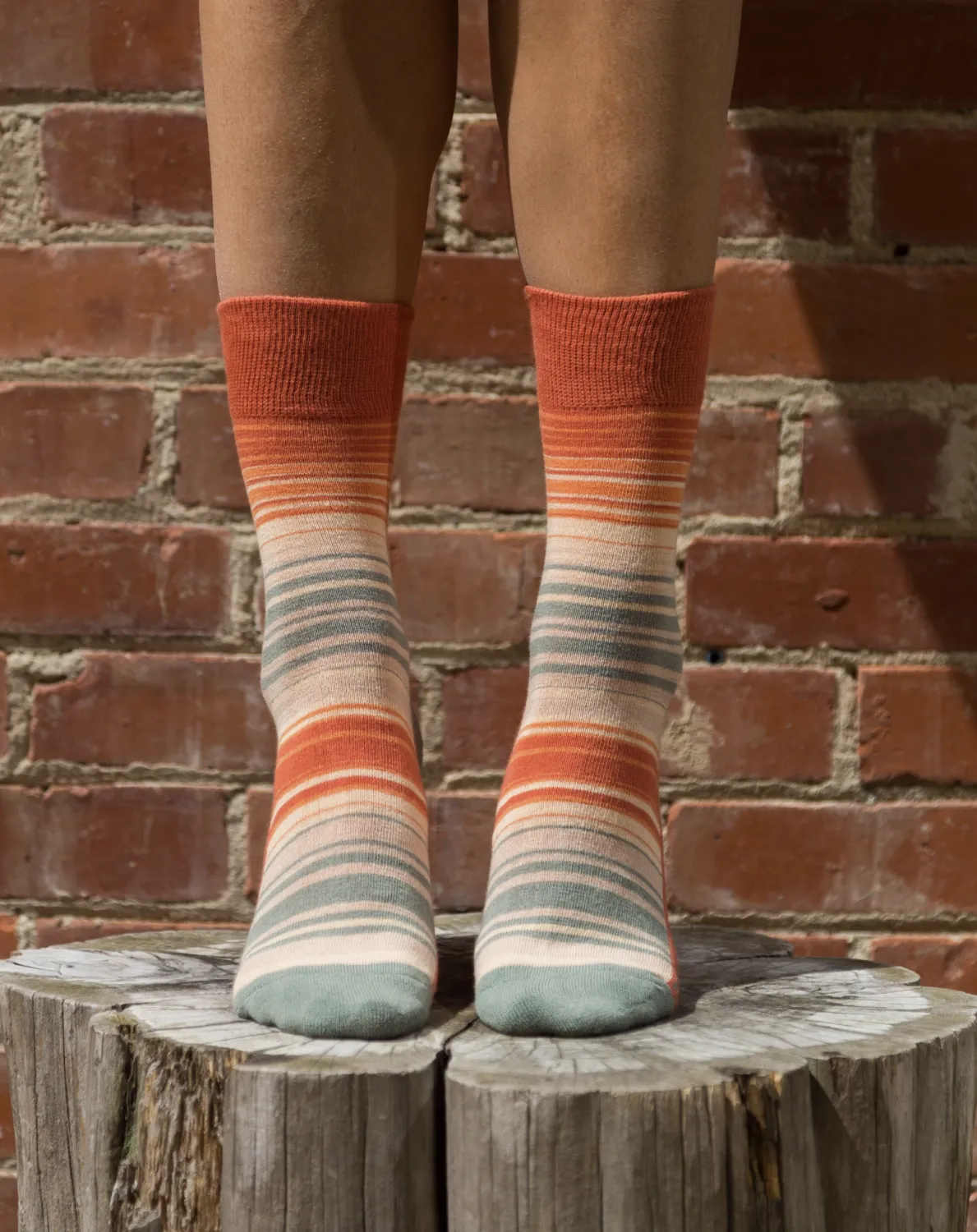 Sunset Rainbow Organic Socks