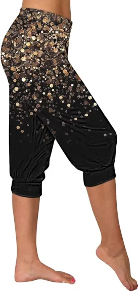 TANGNADE Women's Summer Capri Sweatpants Joggers Casual Sports Cropped Lounge Pants High Waisted Athletic with Pockets
