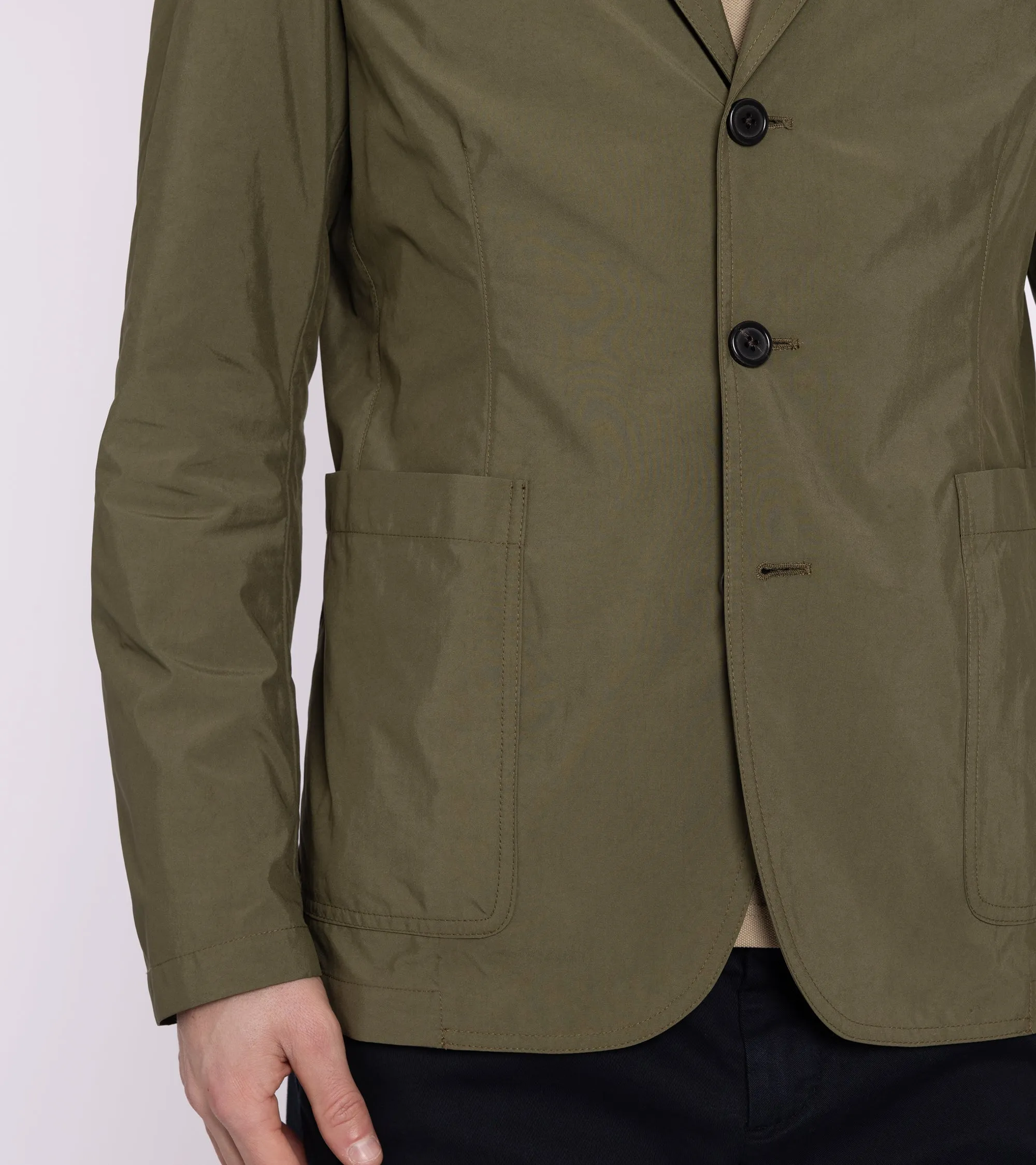 Trunk Culcross Japanese Nylon Jacket: Olive