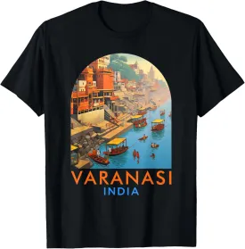 Varanasi Travel Adventure Trip Vacation Varanasi India T-Shirt