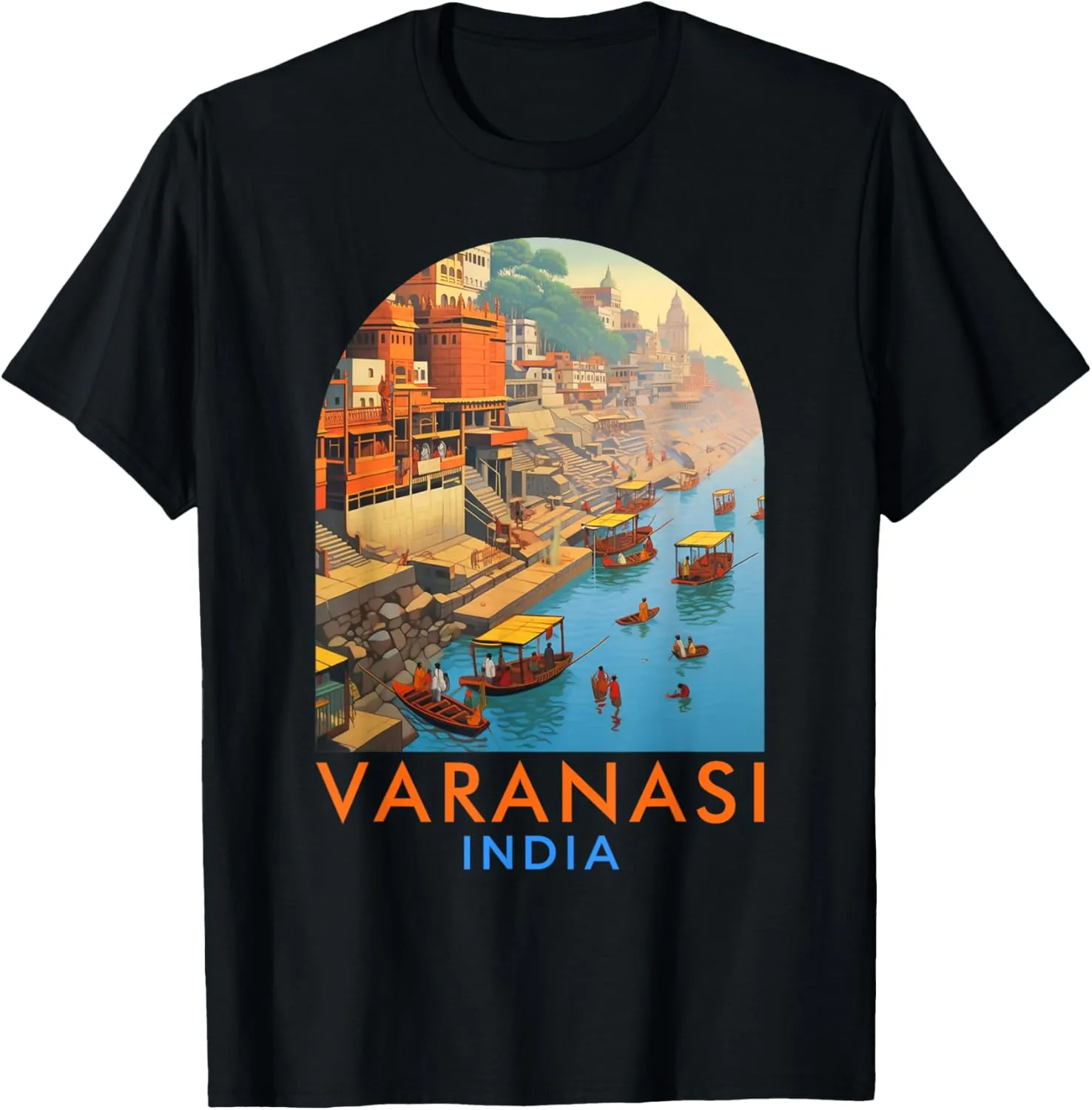 Varanasi Travel Adventure Trip Vacation Varanasi India T-Shirt