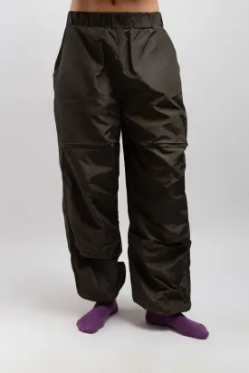 Waterproof Parachute Pants-Olive