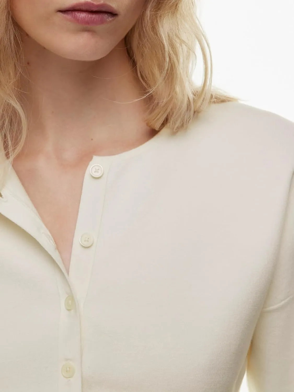 Womens Cropped Sweaters Fall Button Down V Neck Long Sleeve Pullover Solid Casual Ribbed Knit Slim Fit Cardigan