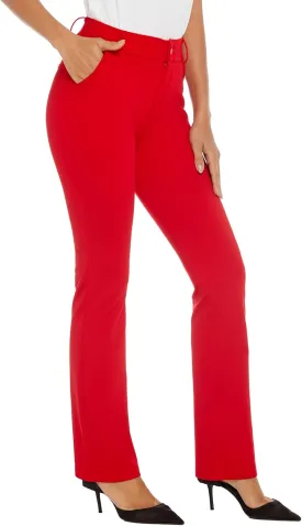 Women's Ease into Comfort Barely Bootcut Stretch Dress Pants